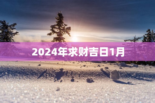 2025年求财吉日1月