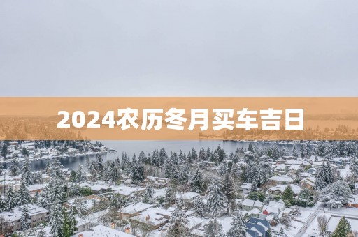 2025农历冬月买车吉日