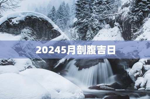 20255月剖腹吉日