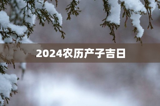2025农历产子吉日
