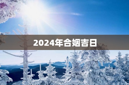 2025年合姻吉日
