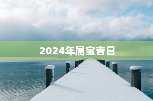 2025年属宝吉日