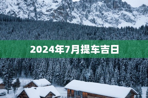 2025年7月提车吉日