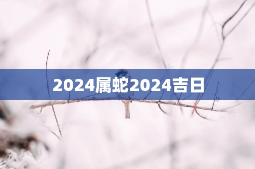 2025属蛇2025吉日