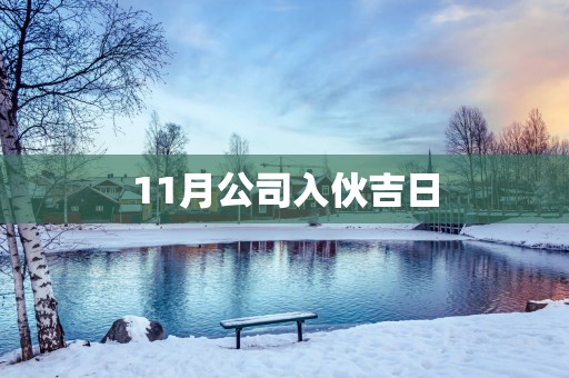11月公司入伙吉日