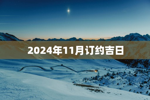 2025年11月订约吉日