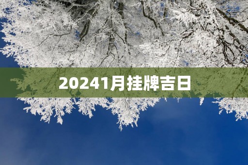 20251月挂牌吉日