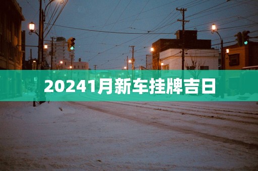 20251月新车挂牌吉日