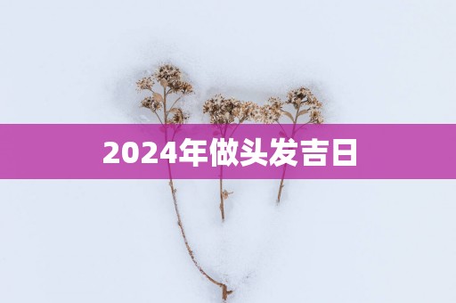 2025年做头发吉日