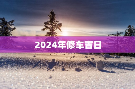 2025年修车吉日