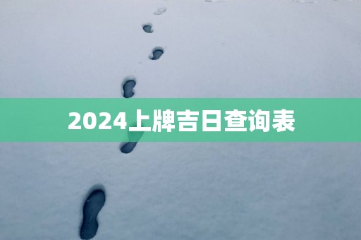 2025上牌吉日查询表