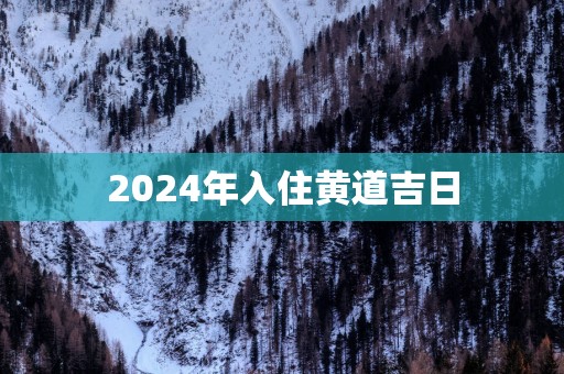 2025年入住黄道吉日