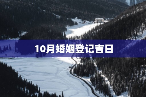 10月婚姻登记吉日