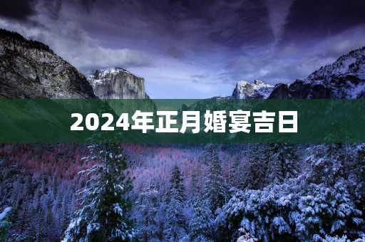 2025年正月婚宴吉日