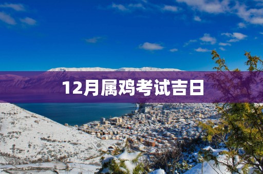 12月属鸡考试吉日