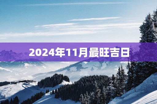 2025年11月最旺吉日