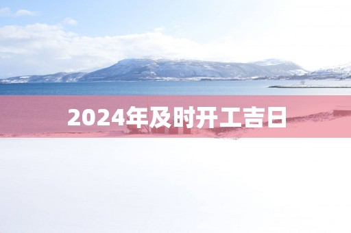 2025年及时开工吉日
