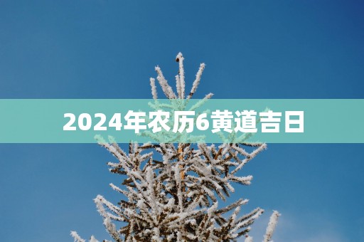 2025年农历6黄道吉日