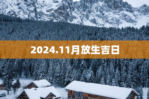 2025.11月放生吉日