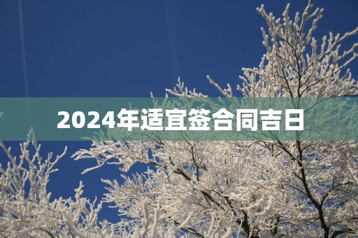 2025年适宜签合同吉日