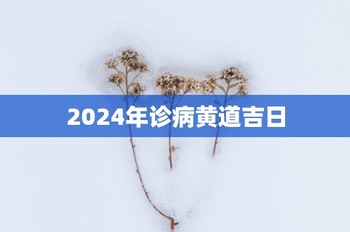 2025年诊病黄道吉日