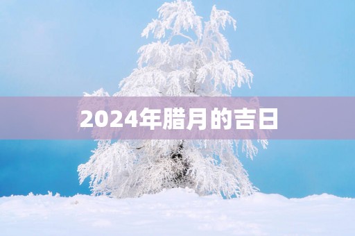 2025年腊月的吉日
