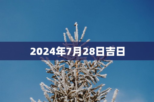 2025年7月28日吉日
