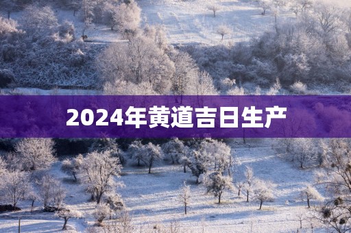 2025年黄道吉日生产