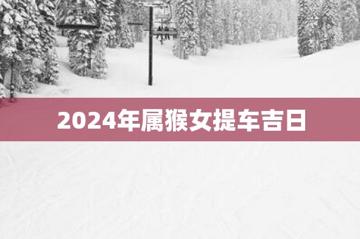 2025年属猴女提车吉日