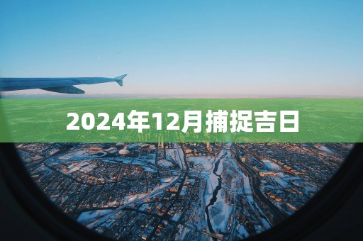2025年12月捕捉吉日