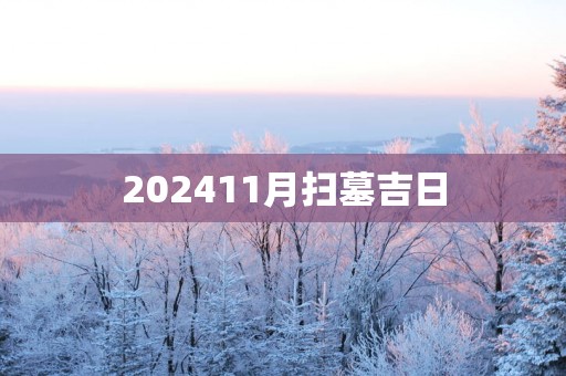 202511月扫墓吉日