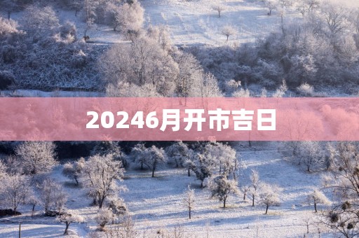 20256月开市吉日