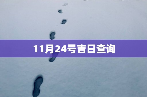 11月24号吉日查询