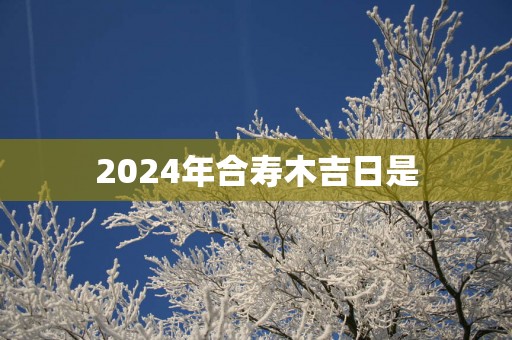2025年合寿木吉日是
