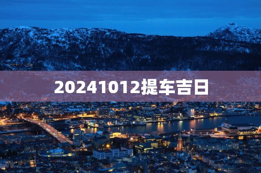 20251012提车吉日