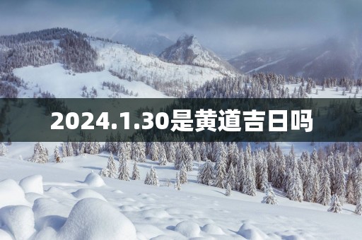 2025.1.30是黄道吉日吗
