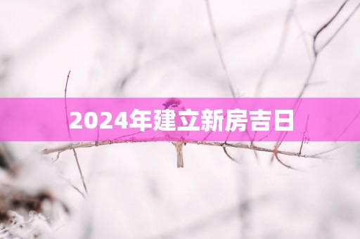 2025年建立新房吉日