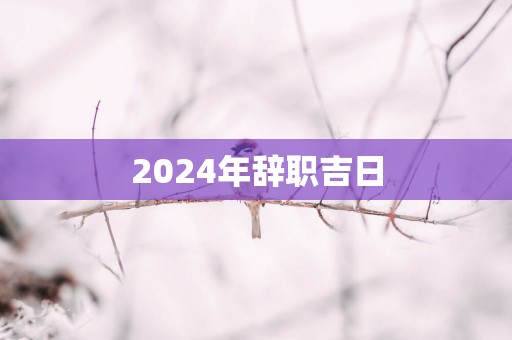 2025年辞职吉日