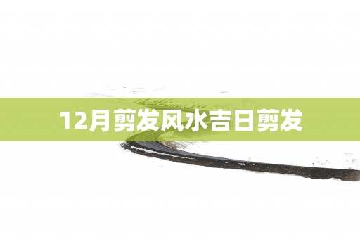 12月剪发风水吉日剪发