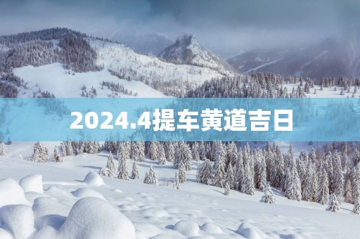 2025.4提车黄道吉日