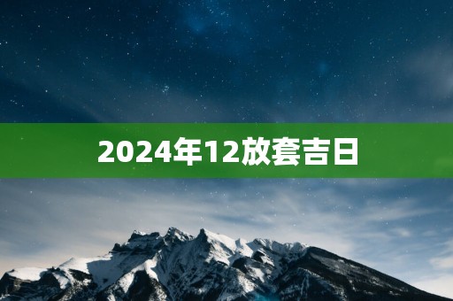 2025年12放套吉日
