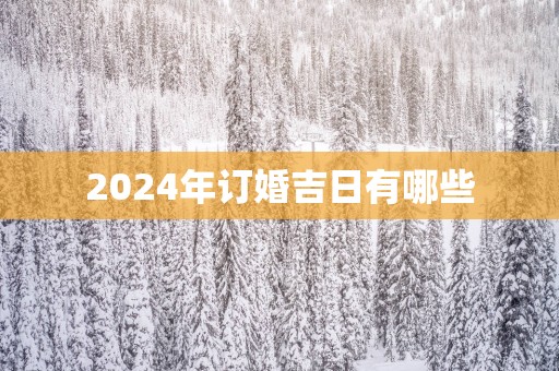 2025年订婚吉日有哪些