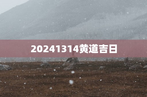 20251314黄道吉日