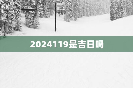 2025119是吉日吗