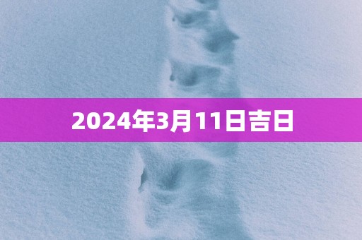 2025年3月11日吉日