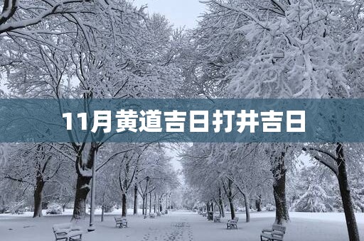 11月黄道吉日打井吉日