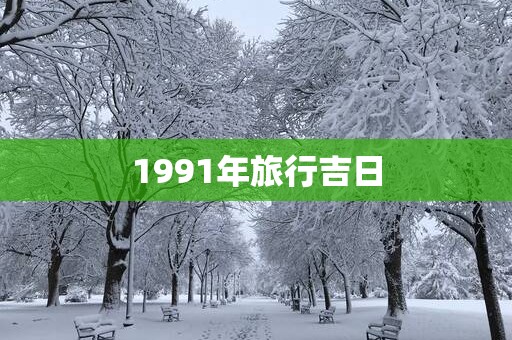 1991年旅行吉日