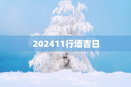 202511行墙吉日