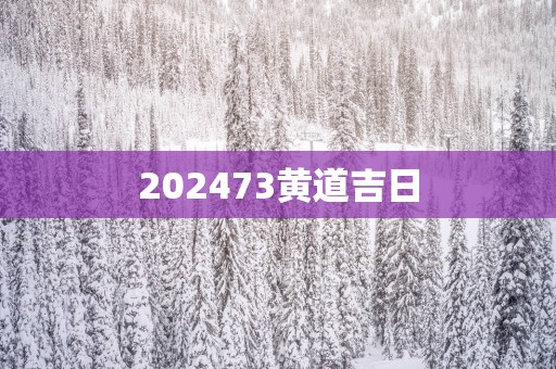 202573黄道吉日