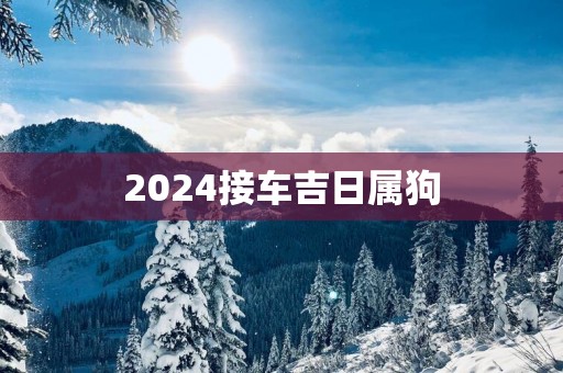 2025接车吉日属狗